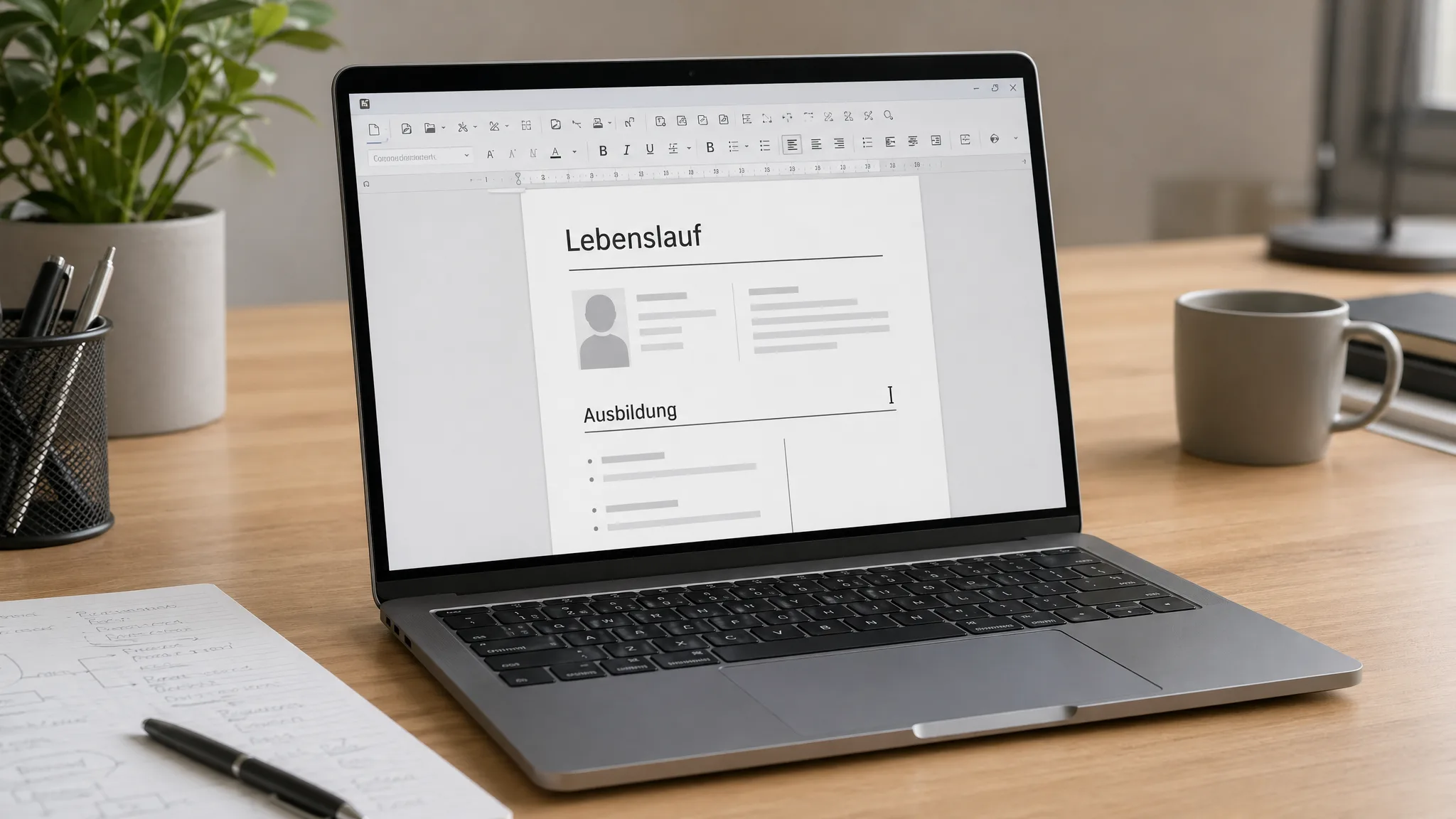 Lebenslauf Word Vorlage